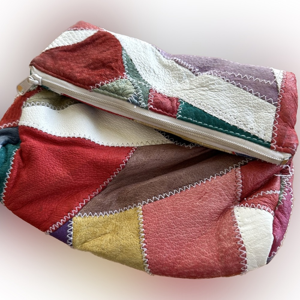 Colorful Patchwork Shoulder Bag - Picture 2 of 6